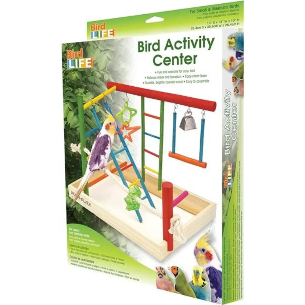 Bird Life Wooden Playpen – Perfect for Cockatiels and Conures – Large